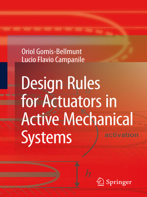 cover image of Design Rules for Actuators in Active Mechanical Systems